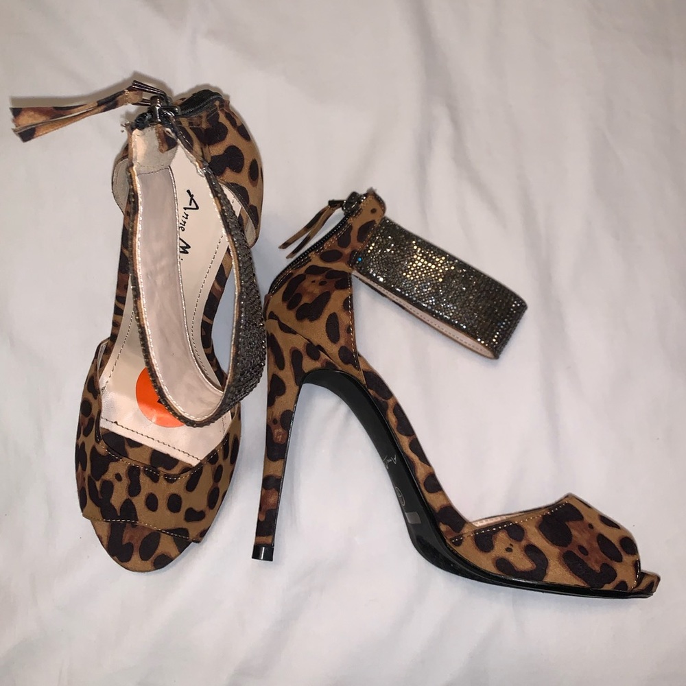 Anne Michelle Leopard/Animal Print High Heels
